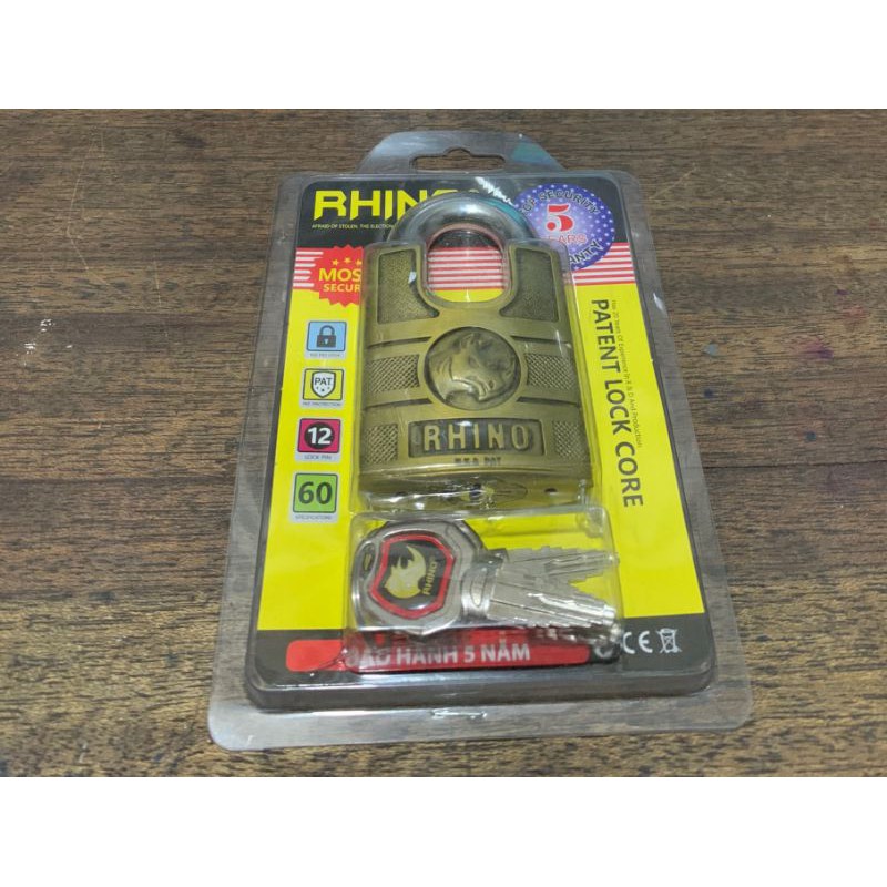 [HCM]Ổ khóa bấm chống cắt RHINO