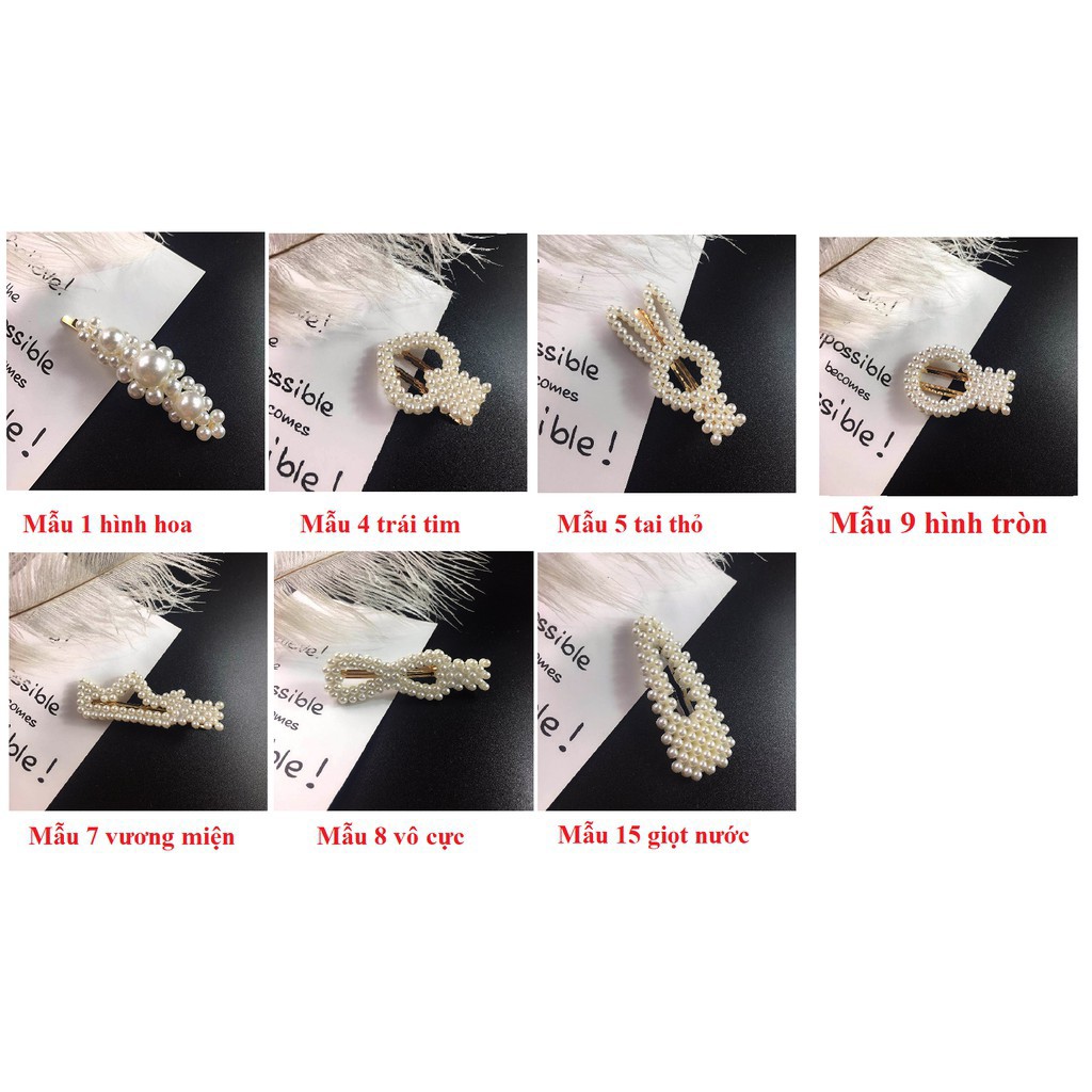 Kẹp Tóc Ngọc Trai Hàn Quốc