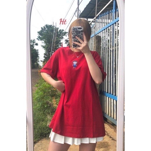 Áo 3D cô gái đeo kính HT11