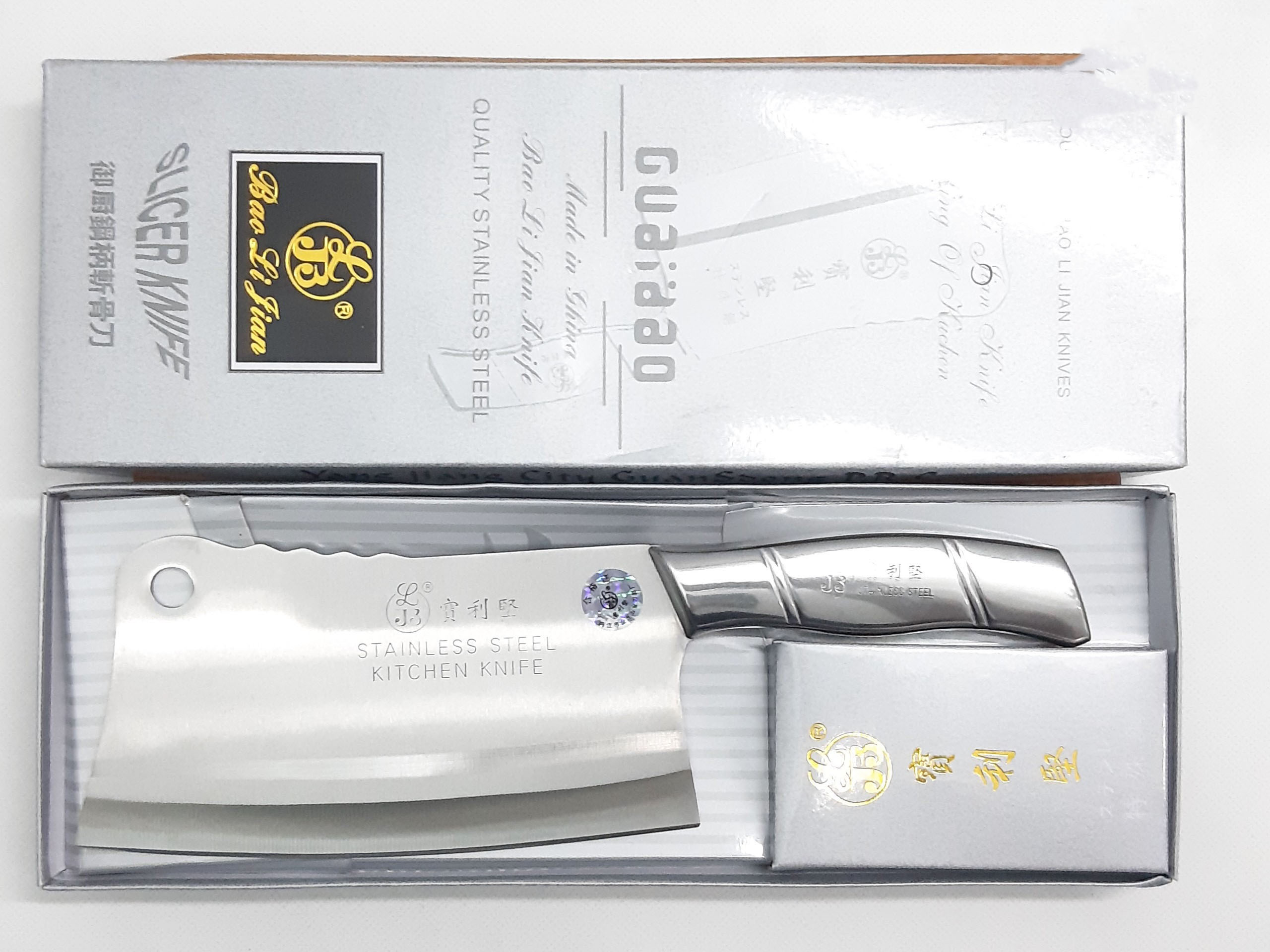 Dao chặt inox nguyên khối King fish