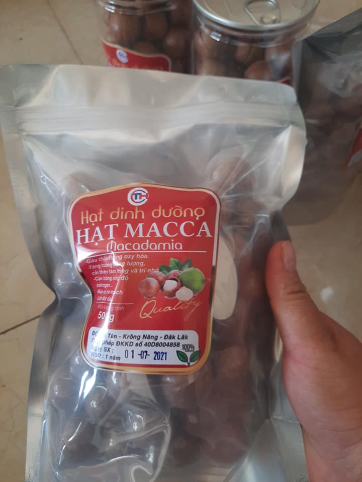 [500g] Hạt Macca sấy tách lức còn vỏ - hạt dinh dưỡng