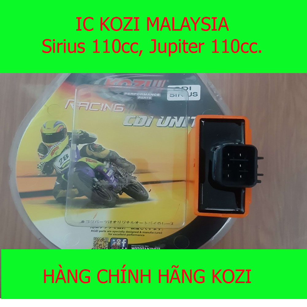 IC độ Kozi mở tua cho xe Sirius 110cc, Jupiter 110.