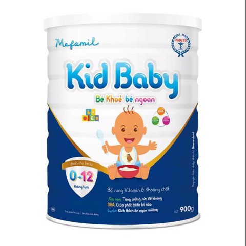 Sữa kid baby - mefamil dành trẻ 0 đến 12 tháng 900gr