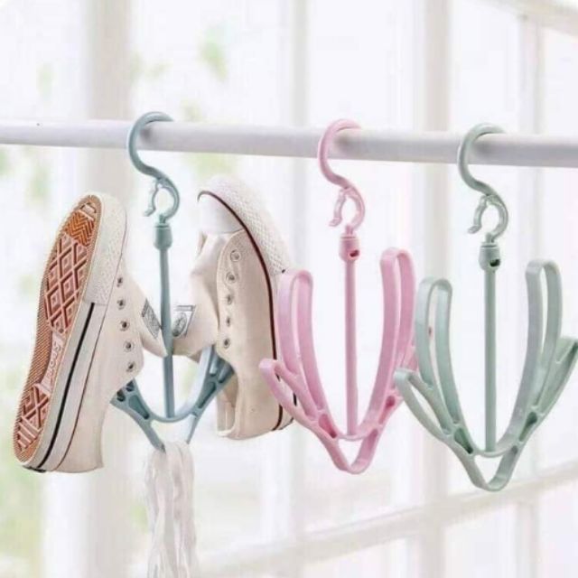 [Nhập RS0822 giảm 30k cho đơn 99k]Móc phơi giày thông minh móc 9 lỗ