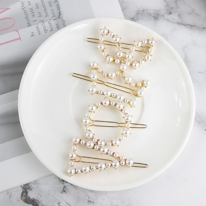 Kẹp tóc - Combo 4 kẹp ngọc trai siêu xinh (SET 4 CÁI)