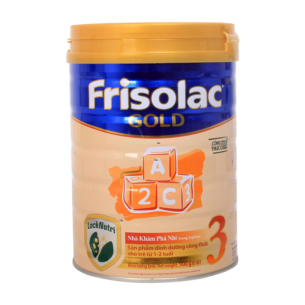 Sữa Frisolac gold 3 900g mẫu mới