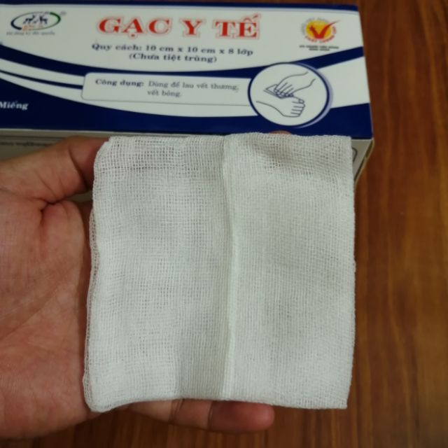 (Q1-HCM) Gạc Y tế Đông Fa - Gạc Đắp Mặt Nạ Dùng Cho Spa (Hộp 100 miếng)