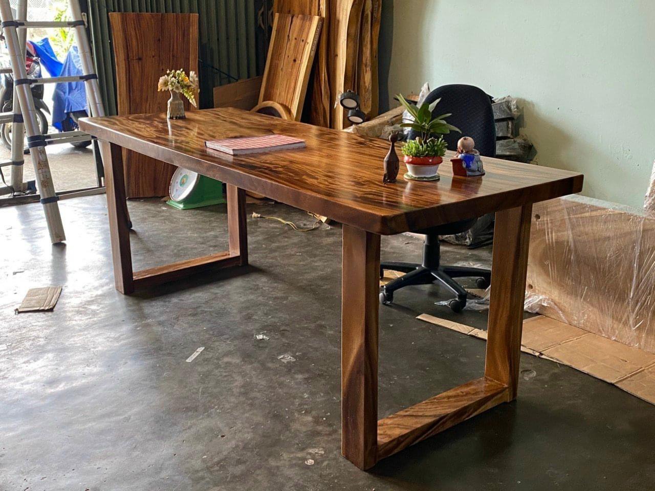 Bộ chân bàn, chân ghế chữ u , chân ghế gỗ nguyên khối dùng cho bàn gỗ me tây, xà cừ