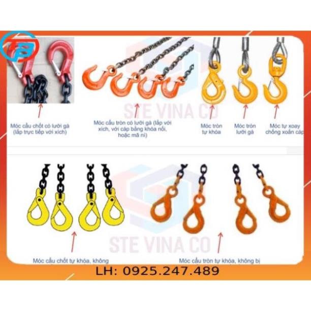 Móc Cáp Cẩu cáp thép Thái Bình Vina