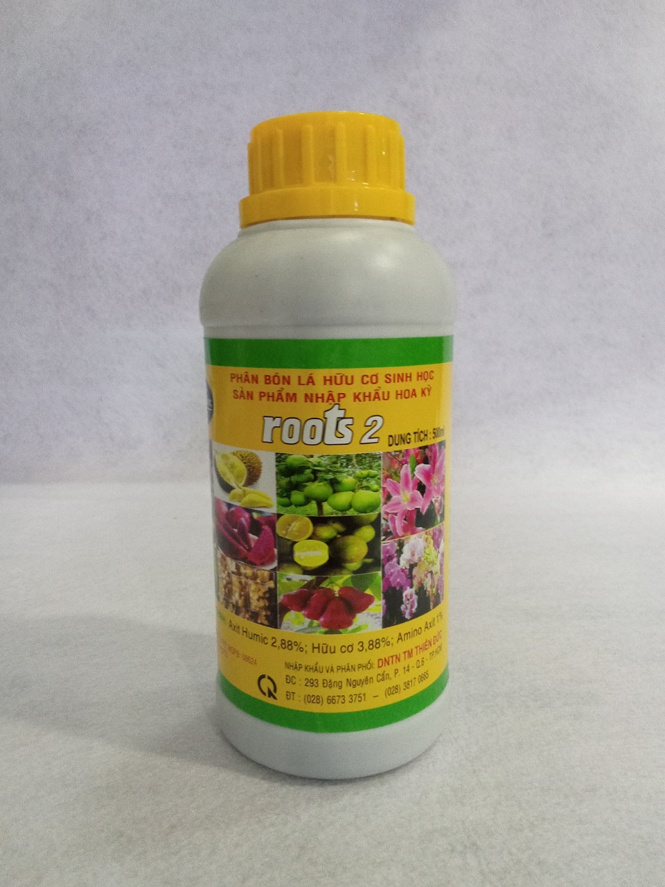 [HCM]PHÂN BÓN LÁ CAO CẤP HOA KỲ ROOTS 2 - USA  chai 500 ml