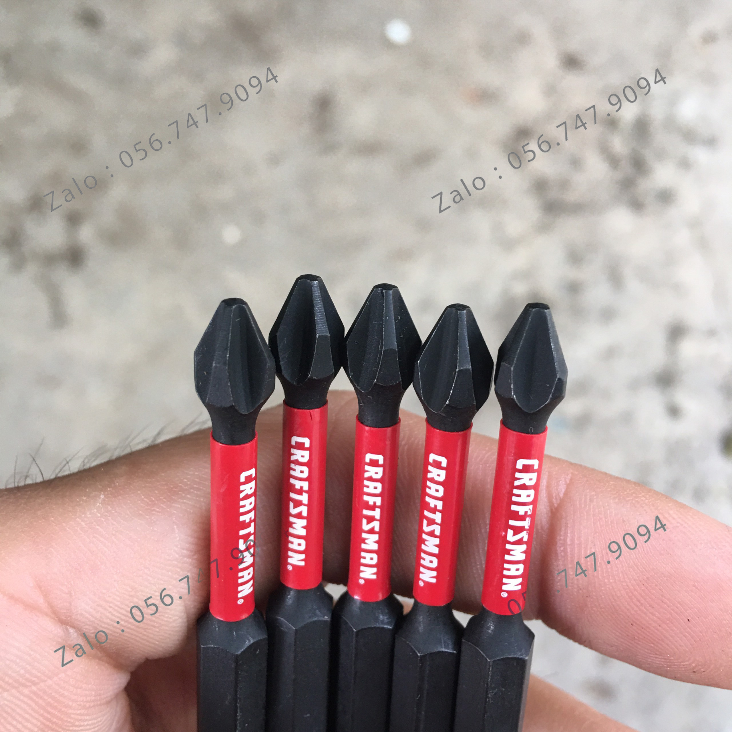 [1 Cái]Mũi Vít CRAFTSMAN PH2 Dài 90mm Tem Đỏ