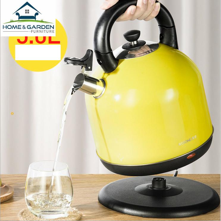 Eurohome bình đun siêu tốc giữ nhiệt 5l rosone 2000w eurohome