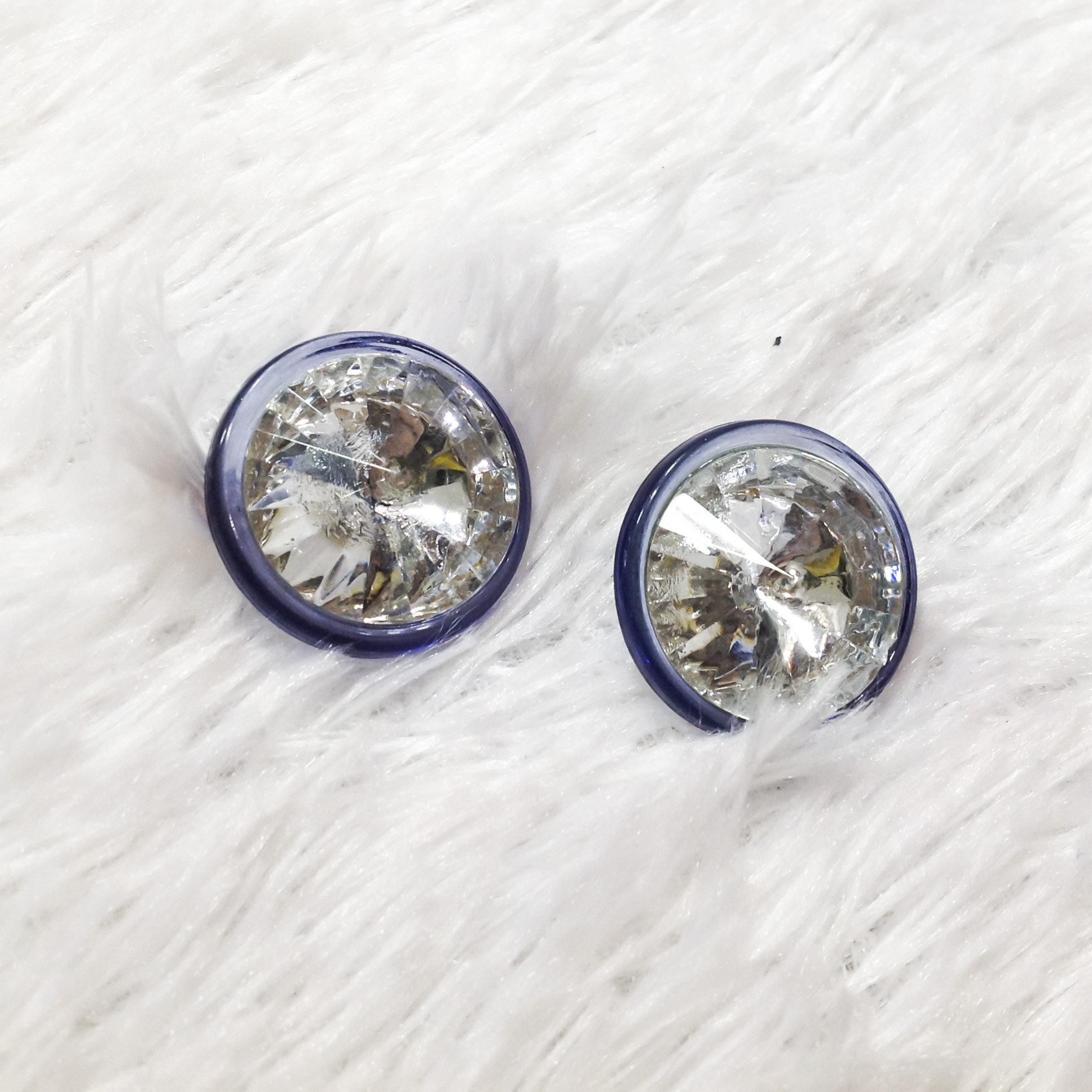 Fashion vintage coats slim Crystal tweed coat button diamond button cuff bangle