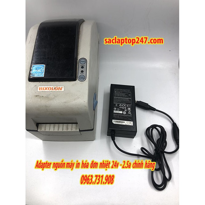 Adapter nguồn sạc máy in hóa đơn 24v 2.5a