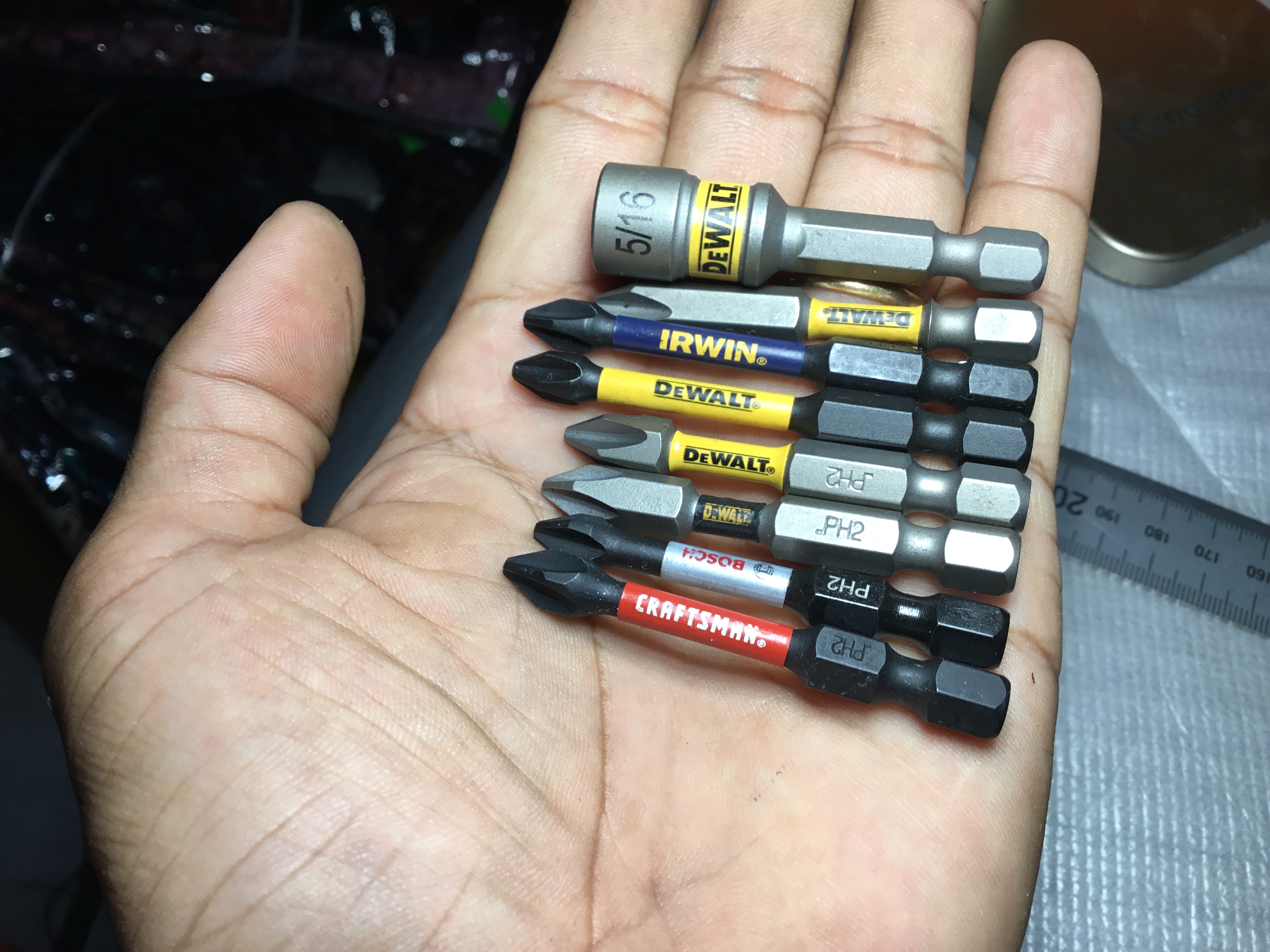 Bộ 8 Mũi Vít Chính Hãng Ph2 & 8mm Có Từ
