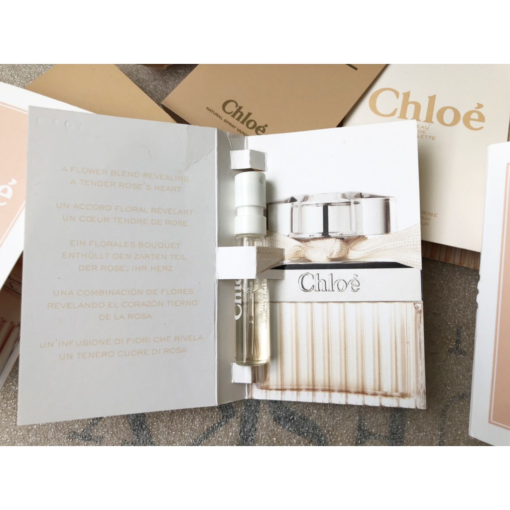 Mẫu thử nước hoa Vial Chloe các mùi