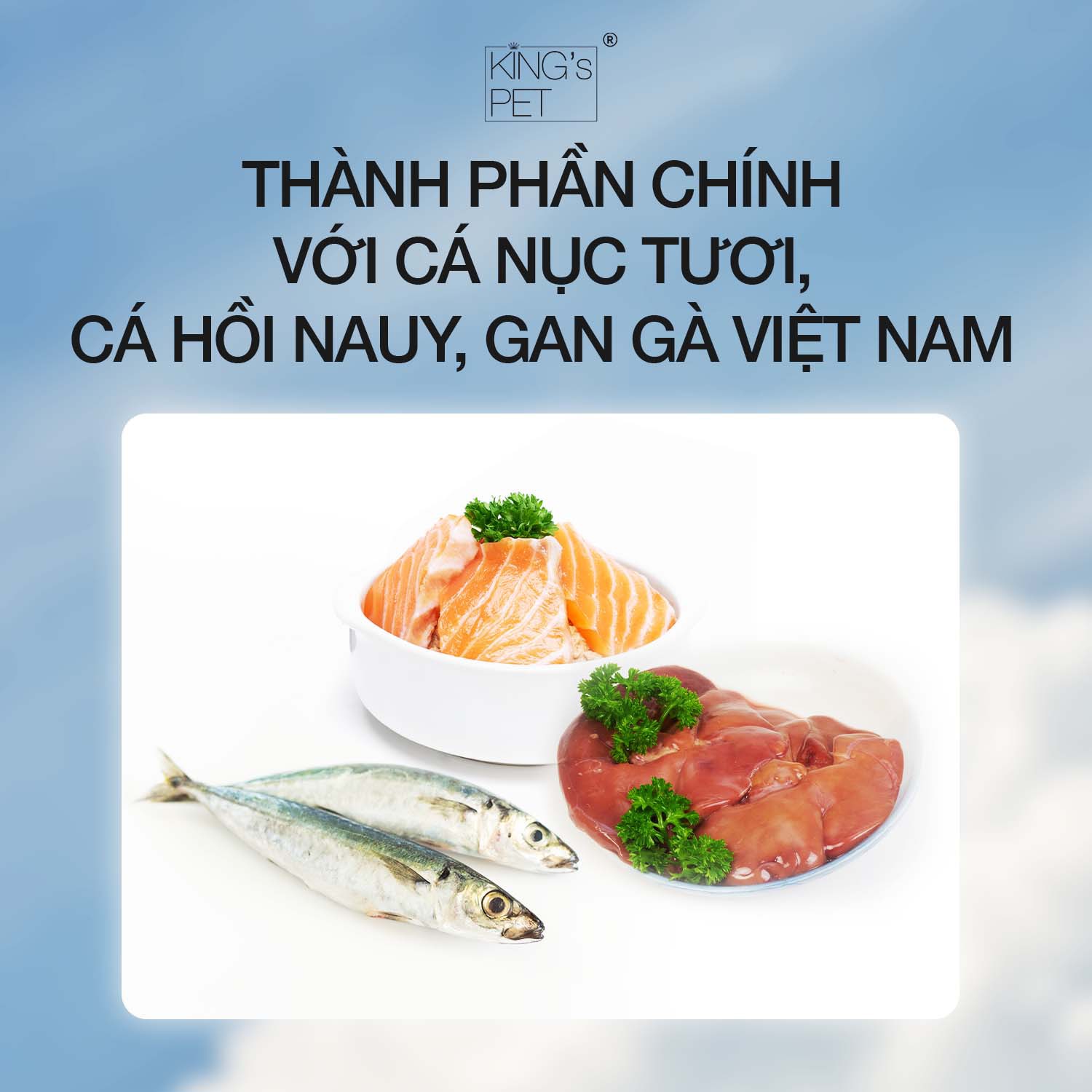 [HOT] Pate King's Pet Gói 70g Cho Mèo Mọi Lứa Tuổi - [Nông Trại Thú Cưng]