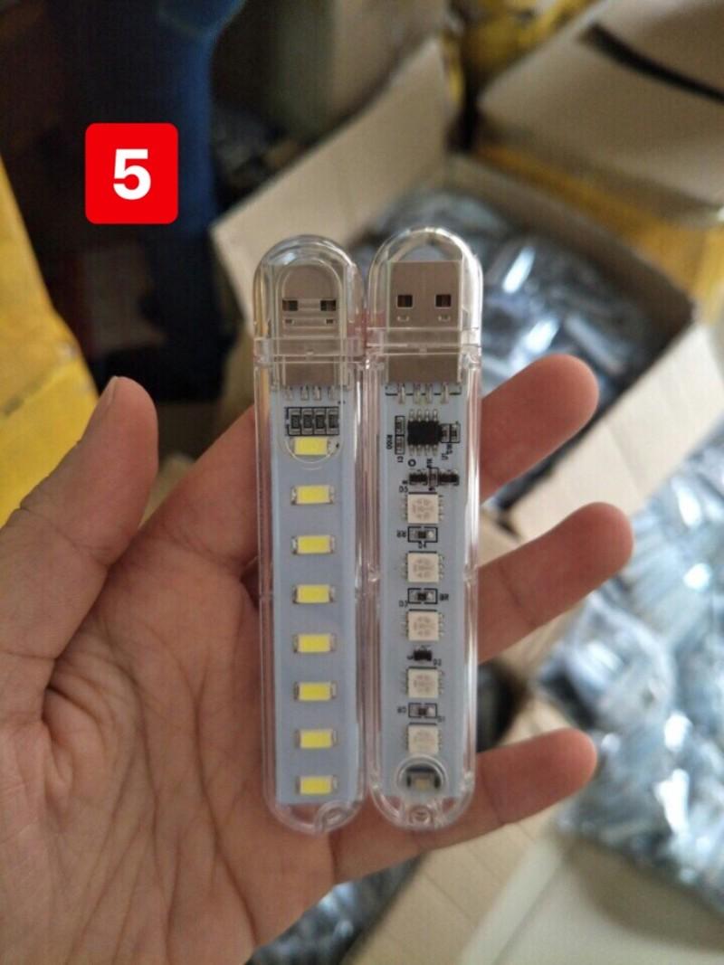 [HCM]Đèn Led cắm cổng Usb 8 Bóng bao sáng