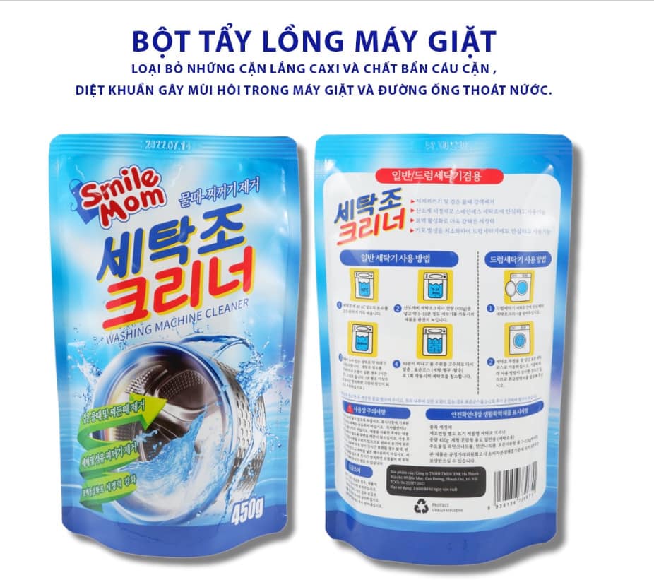 [HCM]Bột Tẩy Lồng Máy Giặt Sandokkaebi