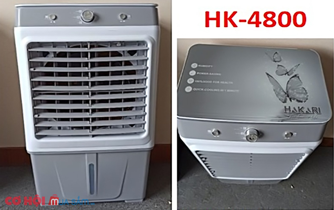 QUẠT HƠI NƯỚC HAKARI HK4800 CÓ XE ĐẨY
