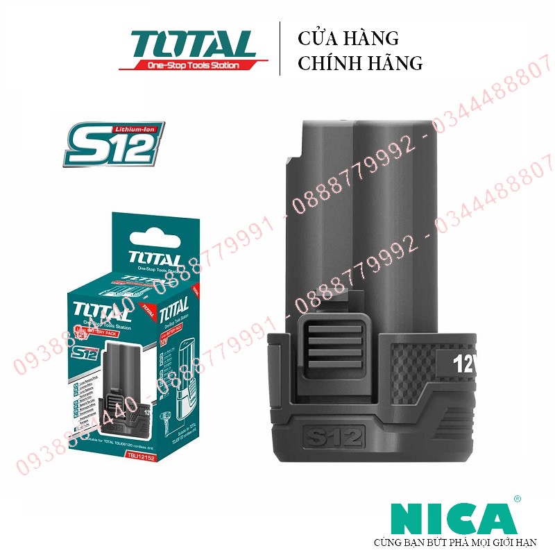 Pin lithium s12 total tbli12152