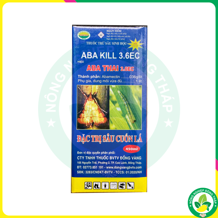 Thuốc trừ sâu sinh học aba kill 3.6ec hiệu aba thai 3.6ec – đặc_trị sâu cuốn lá