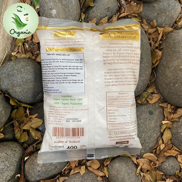 Tinh bột năng hữu cơ Organic Tapioca Starch 400g