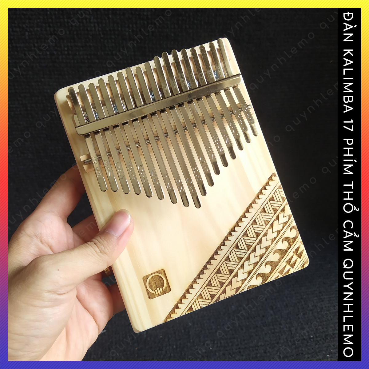 17 key kalimba, Kalimba 21 key crimson, brocade thumb piano with full accessories gift