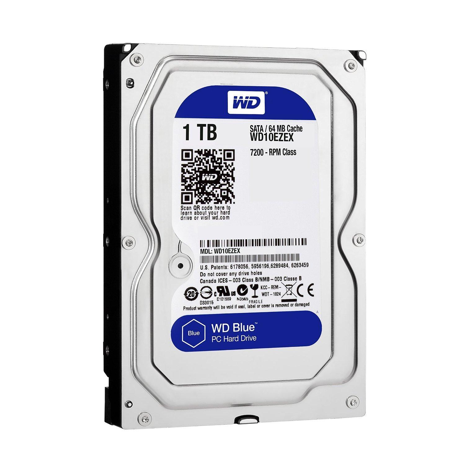 HDD WESTERN CAVIAR BLUE 1TB SATA3 64MB