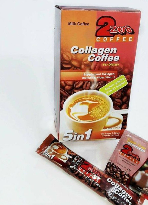 Cà phê sữa hòa tan Collagen 2 zero isomalt