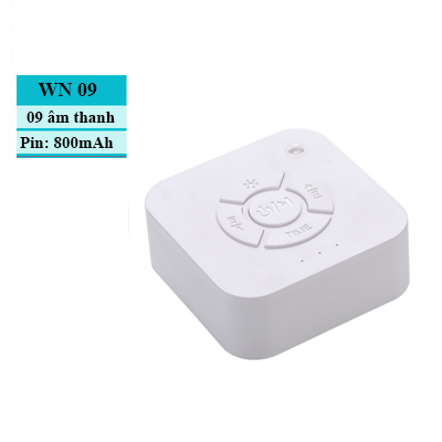 Máy tạo tiếng ồn trắng White Noise phiên bản mới tích hợp đèn ngủ giúp bé ngủ ngon và sâu giấc