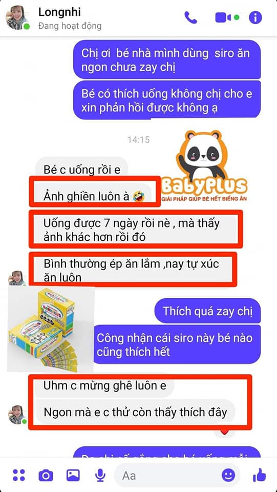 [HCM]Siro ăn ngon babyplus (Baby plus) - Giúp bé hết biếng ăn