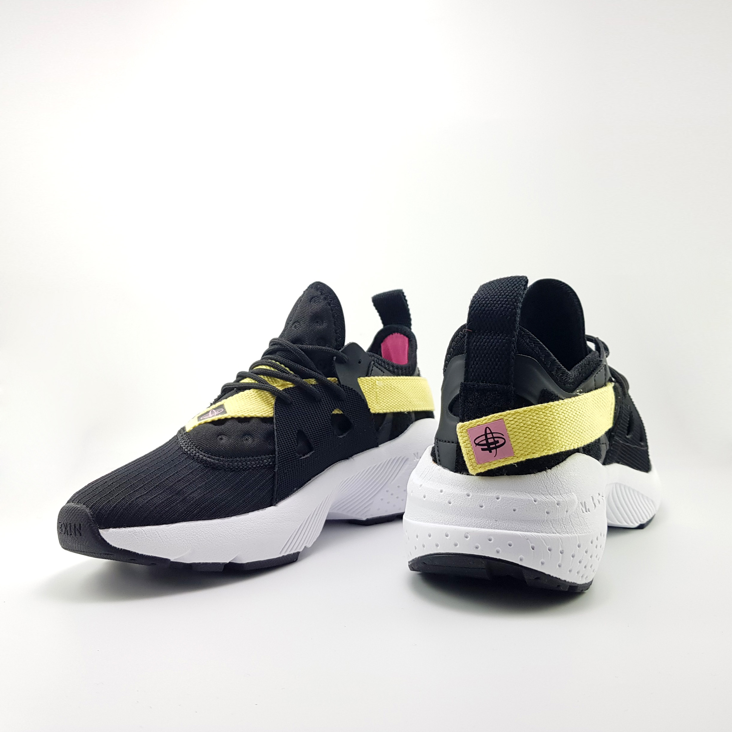 Giày thể thao Huarache N.354 Black White Yellow