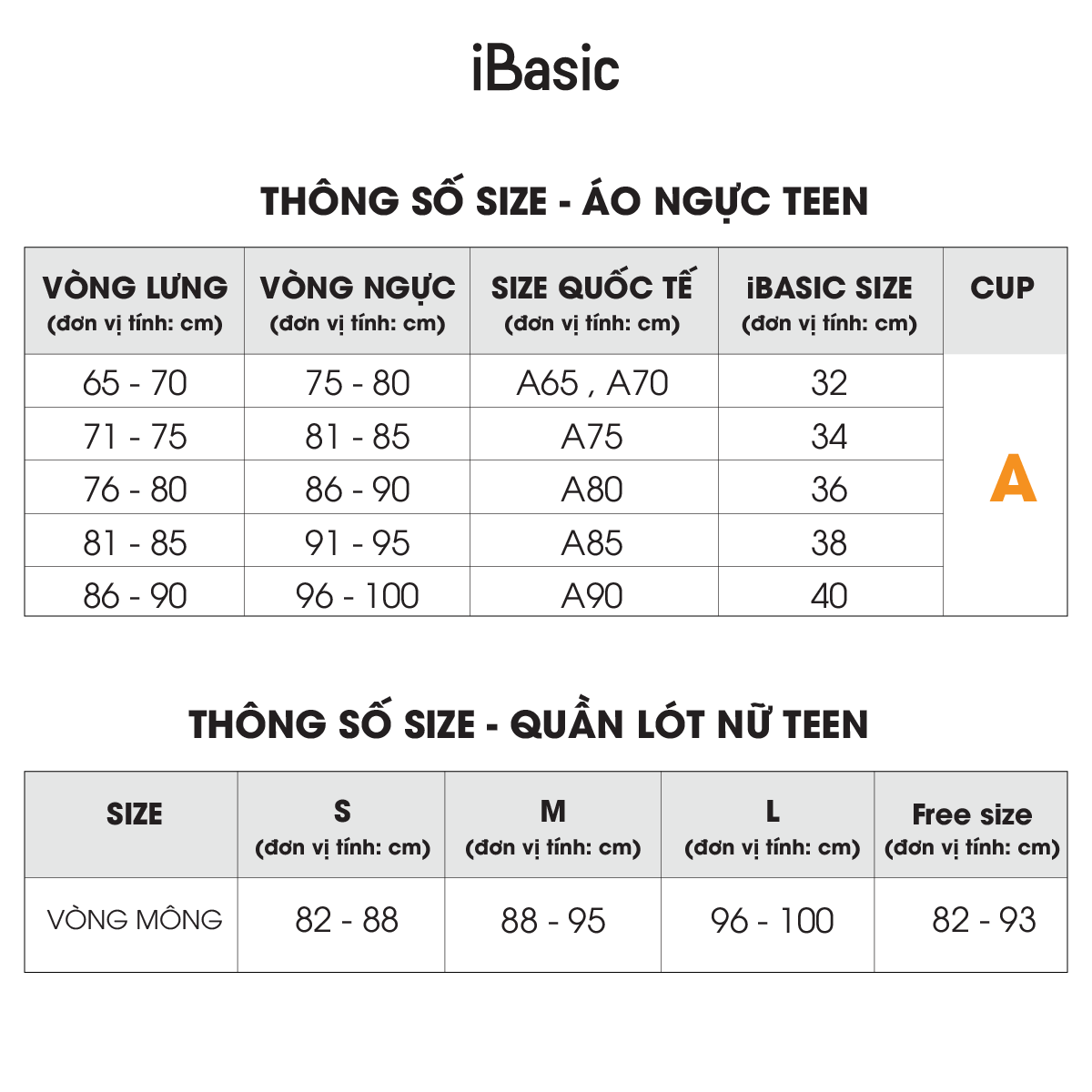 Áo ngực nữ học sinh iBasic cotton USA kháng khuẩn BRAT018