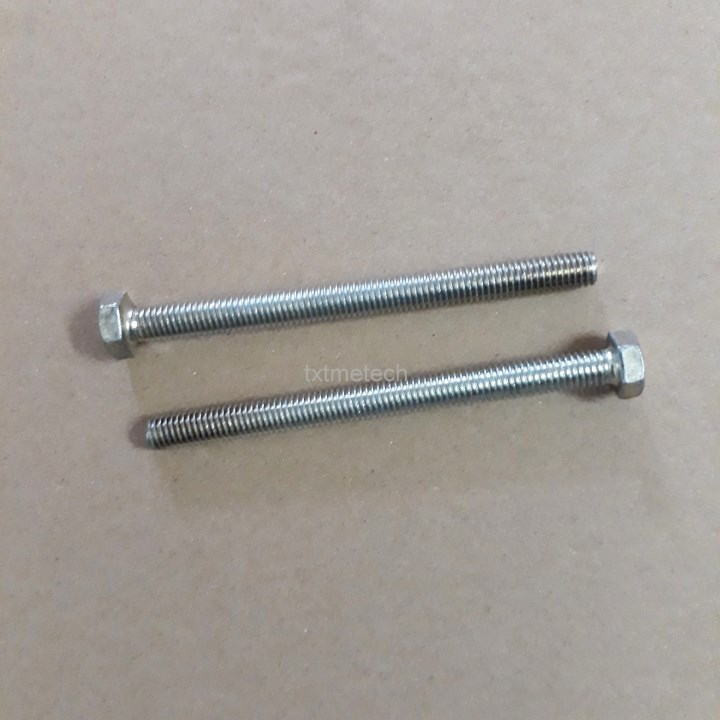 Bulong mạ kẽm M8x100- 10 bộ