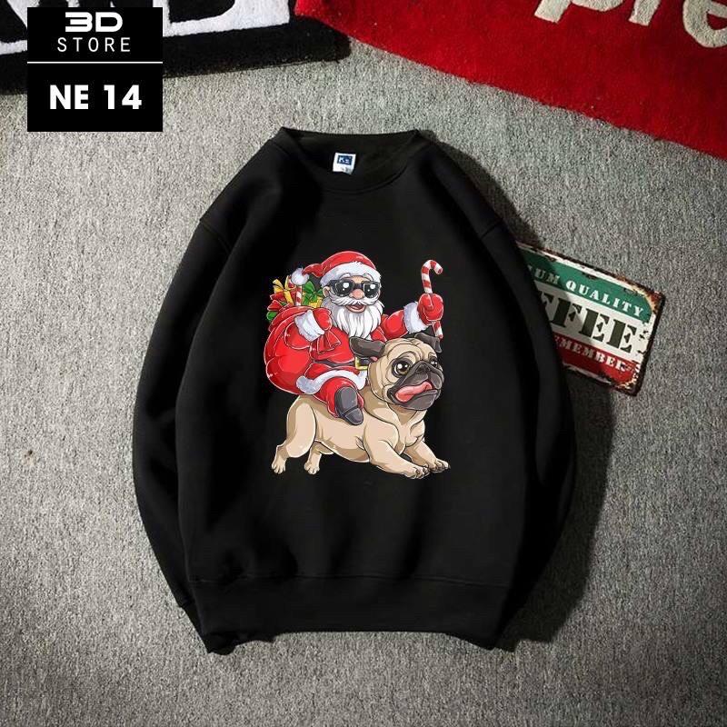 Áo sweater unisex nam nữ noel christmas độc có bigsize