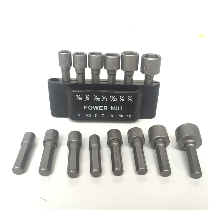 Bộ 14 Đầu Tuýp Vặn Ốc Lục Giác Power Nut
