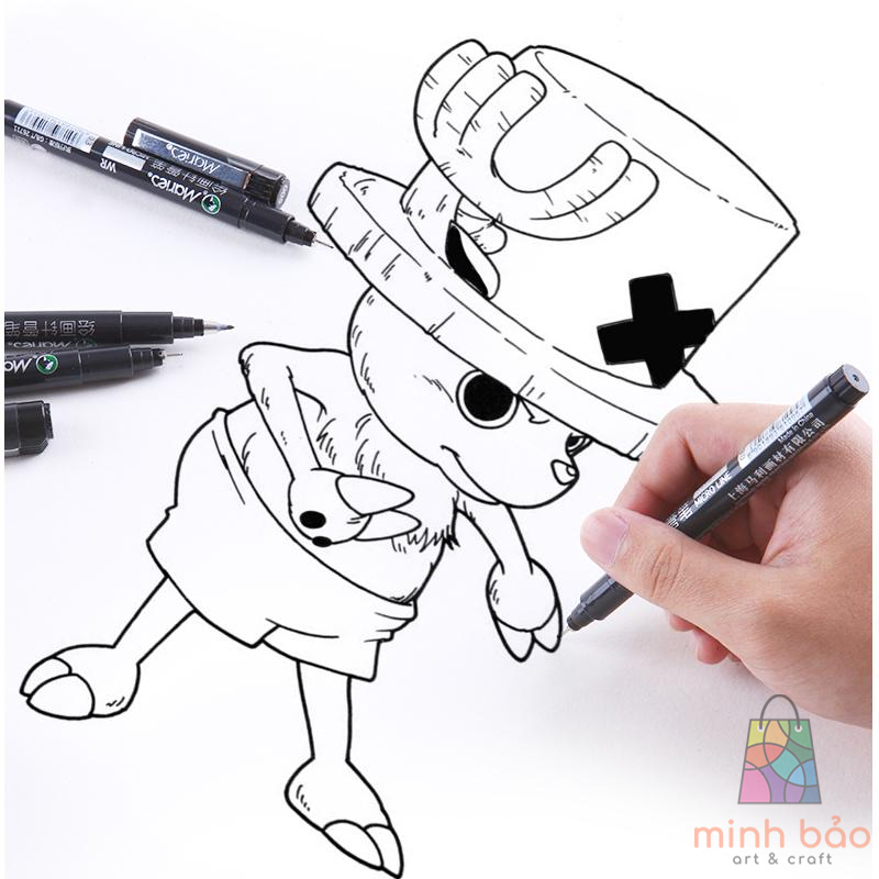 BÚT LINE ĐI NÉT KHÁNG NƯỚC MARIE'S C7806 (16 NÉT, MỰC ĐEN)