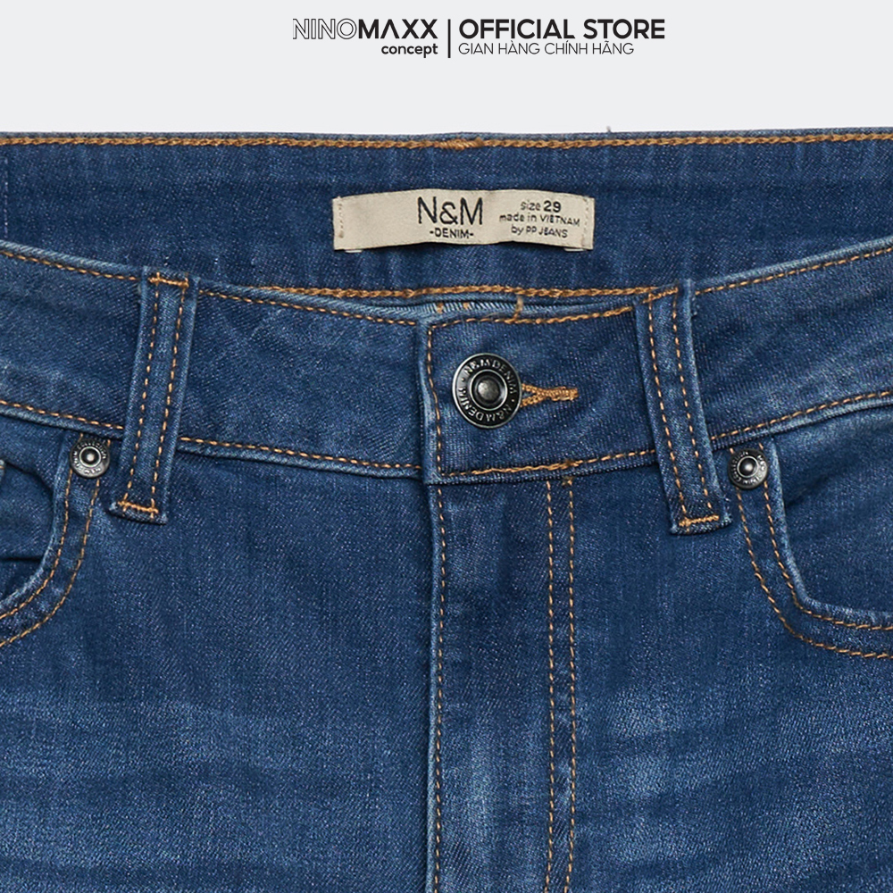 [Nhập NOVFALAZSOCIAL01 giảm 100K đơn 400K] N&M Quần jean Basic nữ co giãn tốt 2203062
