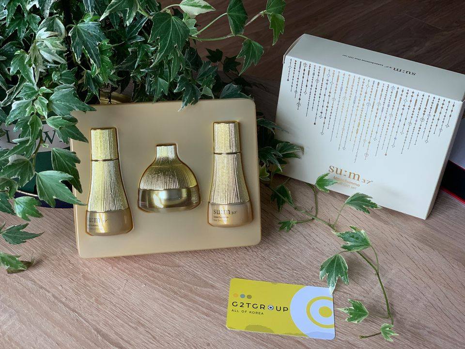 Set dưỡng tái sinh Sum vàng mini 3 sản phẩm