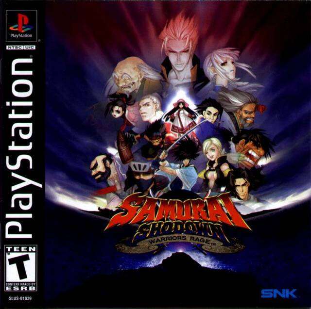 Game ps1 samurai shodown như hình