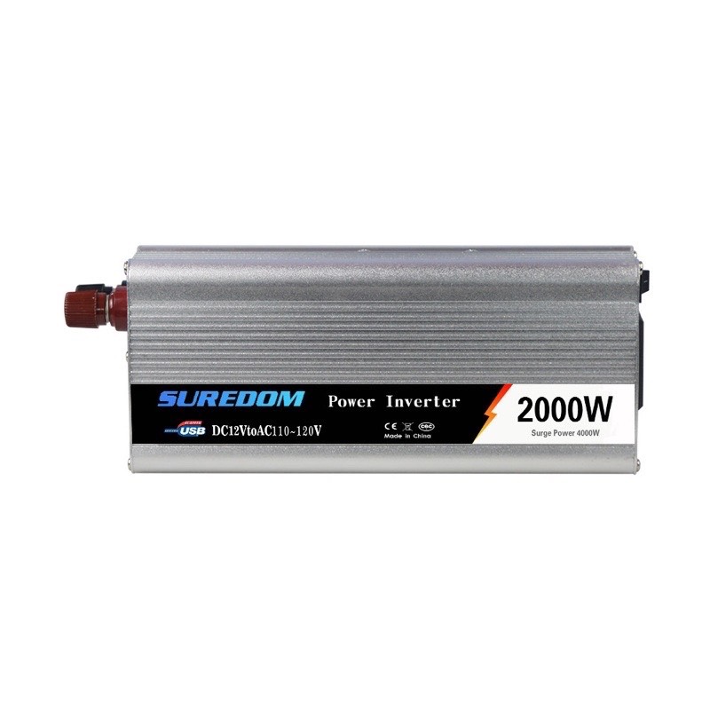 Bộ kich điện 12v lên 220v 2000W SUREDOM SIN CHUẨN- [HÀNG CHÍNH HÃNG]