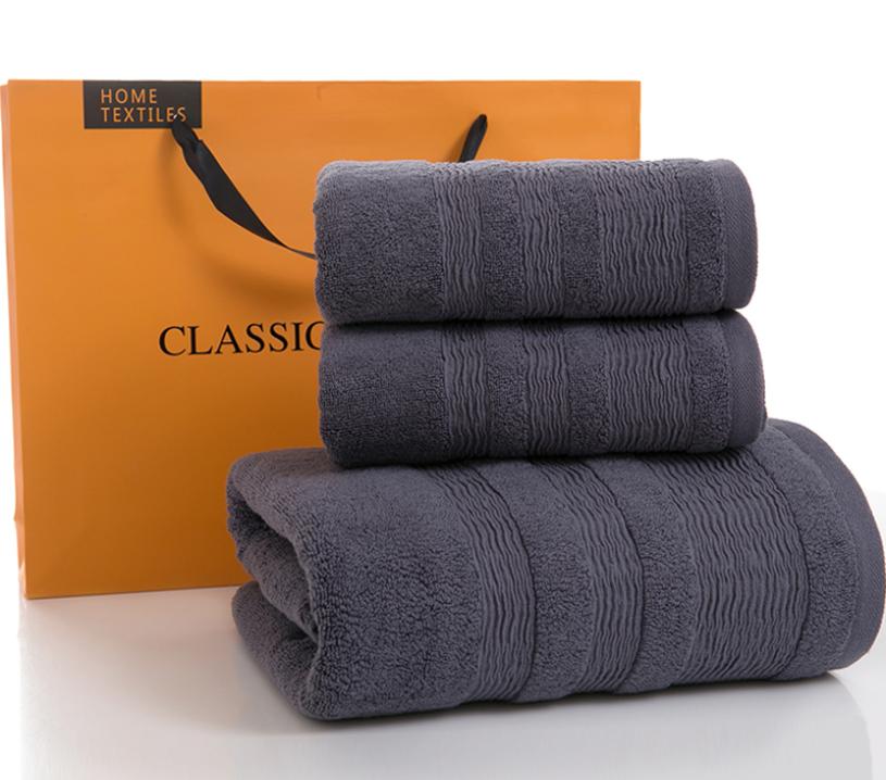 3Piece Gift Bath Towel Sets Including Bath, Face,Hand Towel