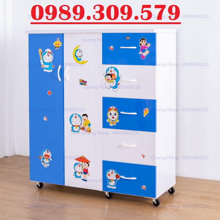 Tủ nhựa 2 cánh năm ngăn giá rẻ