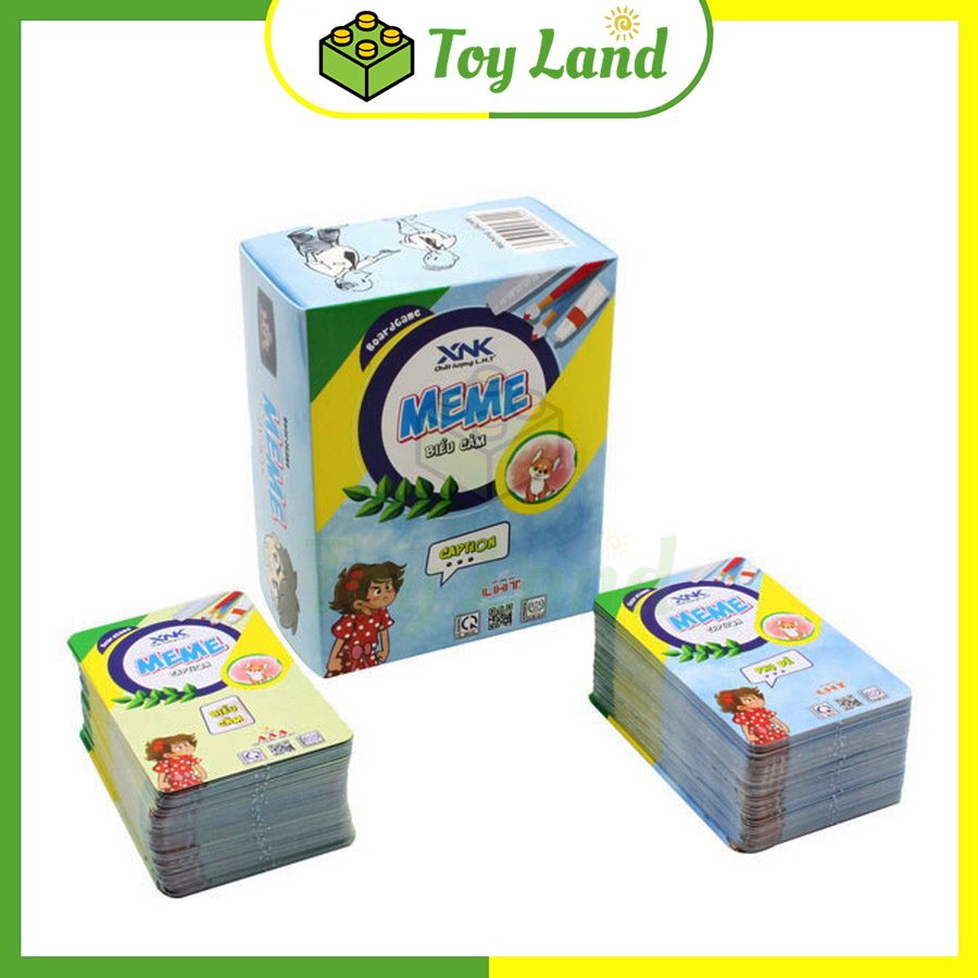 Bài meme biểu cảm liên hiệp thành boardgame việt hóa bộ me me chất giấy dày trò chơi nhóm bạn xả stress giải trí