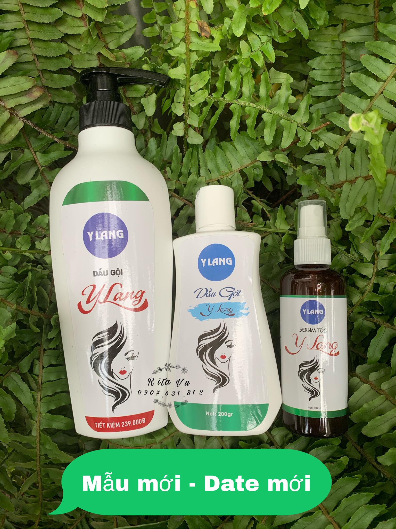 [HCM]Combo dầu gội 450ml + serum ngăn rụng - kích thích mọc tóc 100ml Y Lang