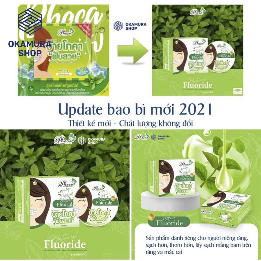 [HCM]KEM ĐÁNH RĂNG PHOCA  NIỀNG RĂNG  TRẮNG RĂNG THƠM MIỆNG