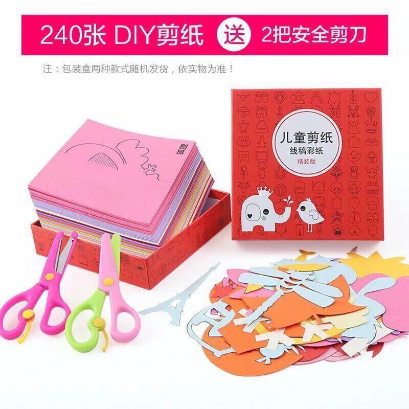 Bộ Đồ Chơi Cắt Giấy Thông Minh