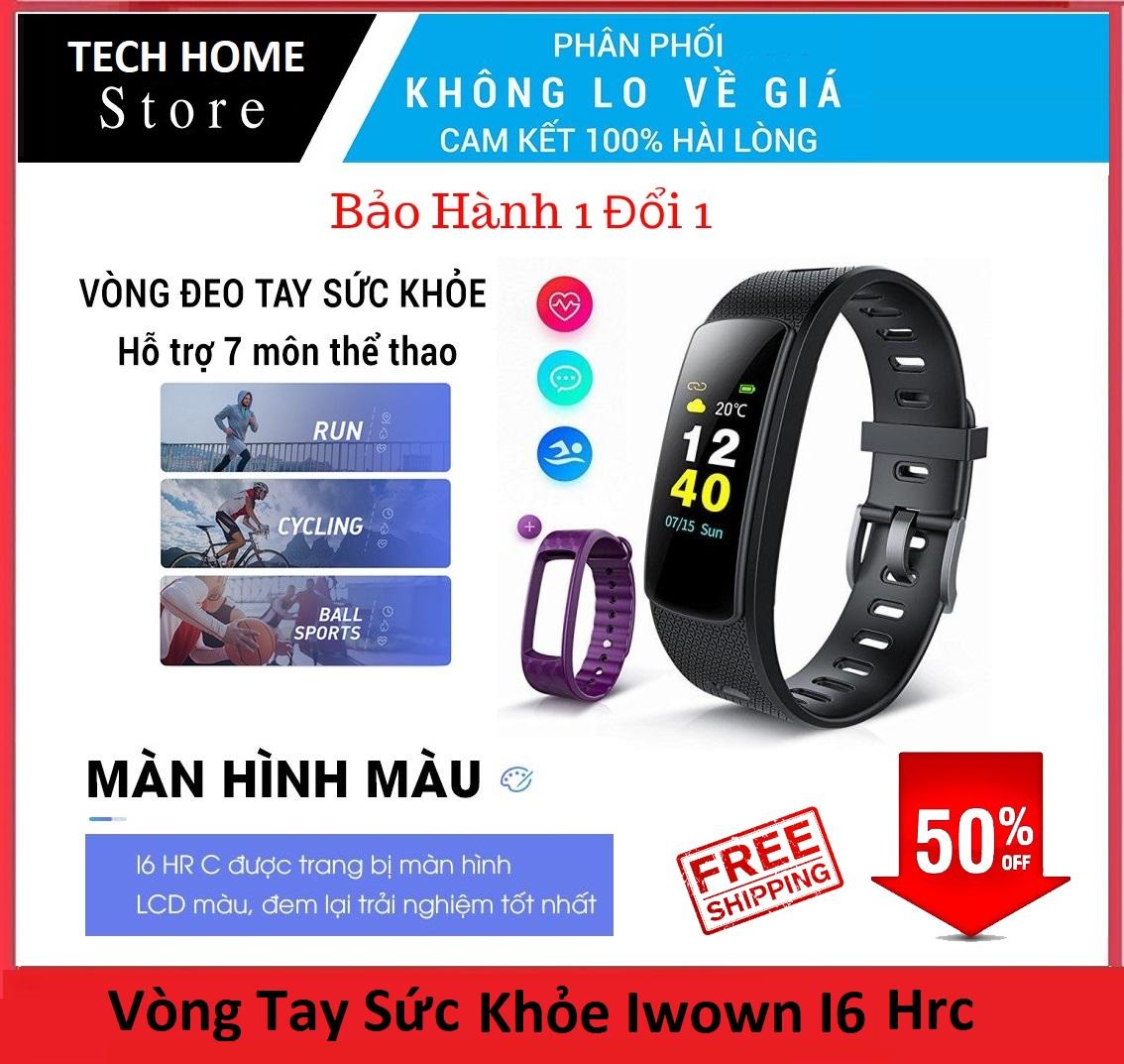Đồng Hồ Thông Minh Đa Chức Năng Theo Dõi Sức Khoẻ Kết Nối Bluetooth Tiện Dụng IWOWN i6 HRC - Lazada Siêu Sale 50% - Bảo Hành 12 Tháng