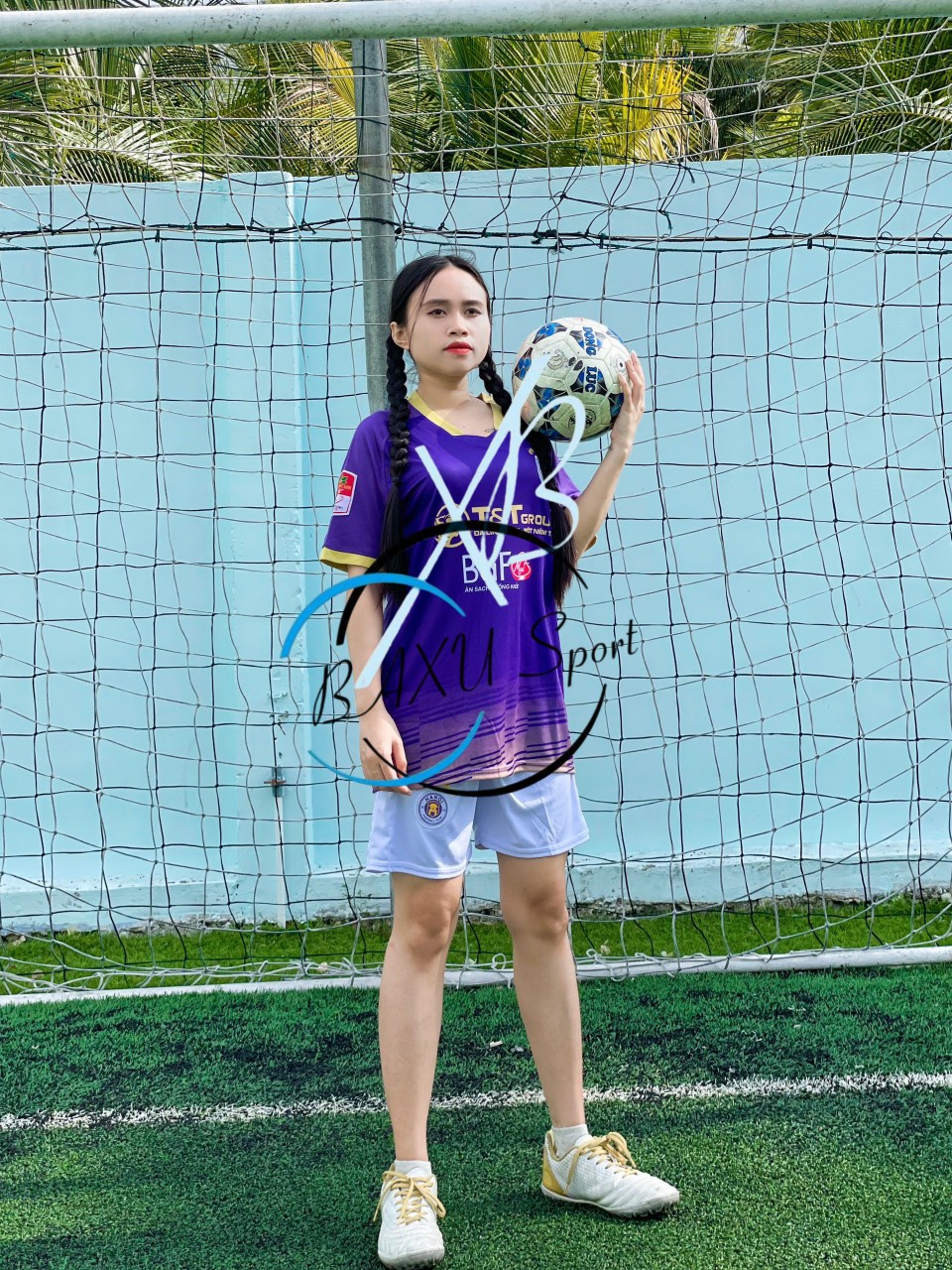 Áo bóng đá CLB Hà Nội tím 2024 - Bộ quần áo bóng đá Hà Nội đẹp 2024